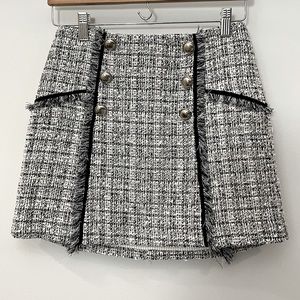 Veronica Beard Tweed Mini Skirt